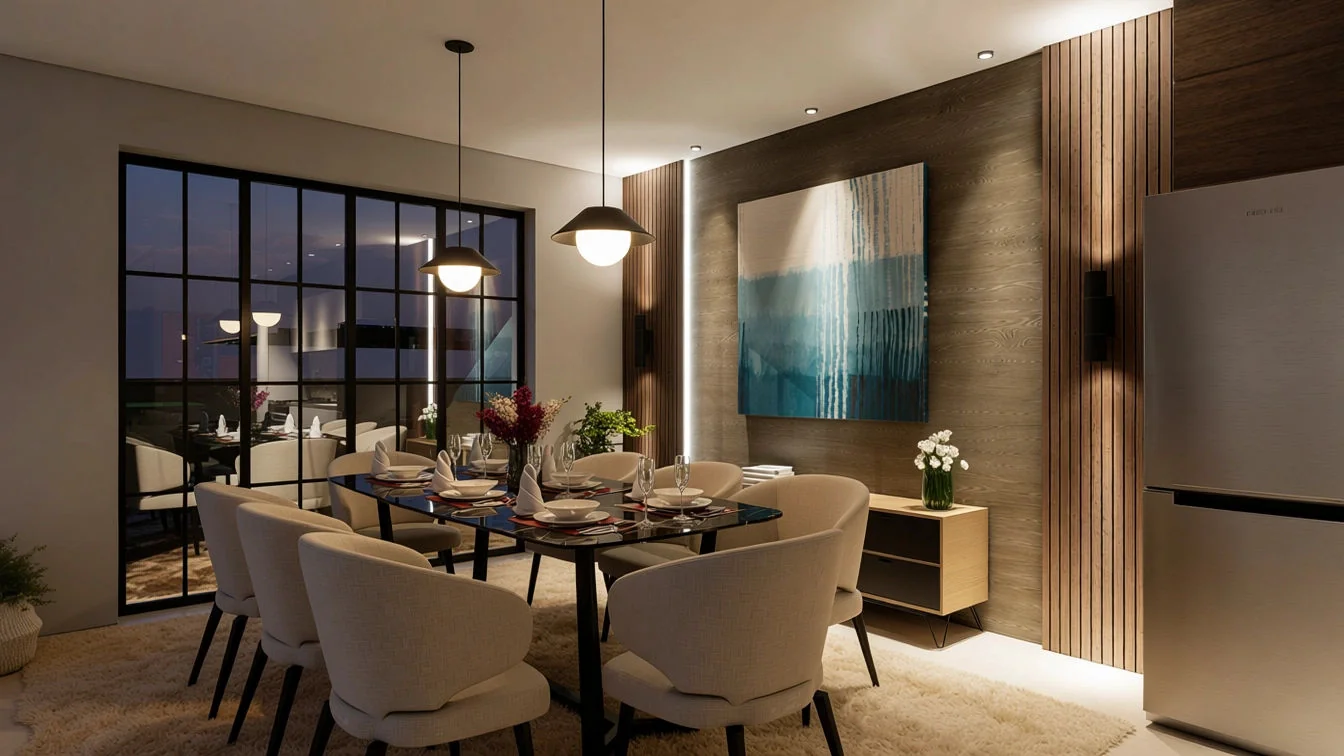 Minimalist interior design visualization by Buildack